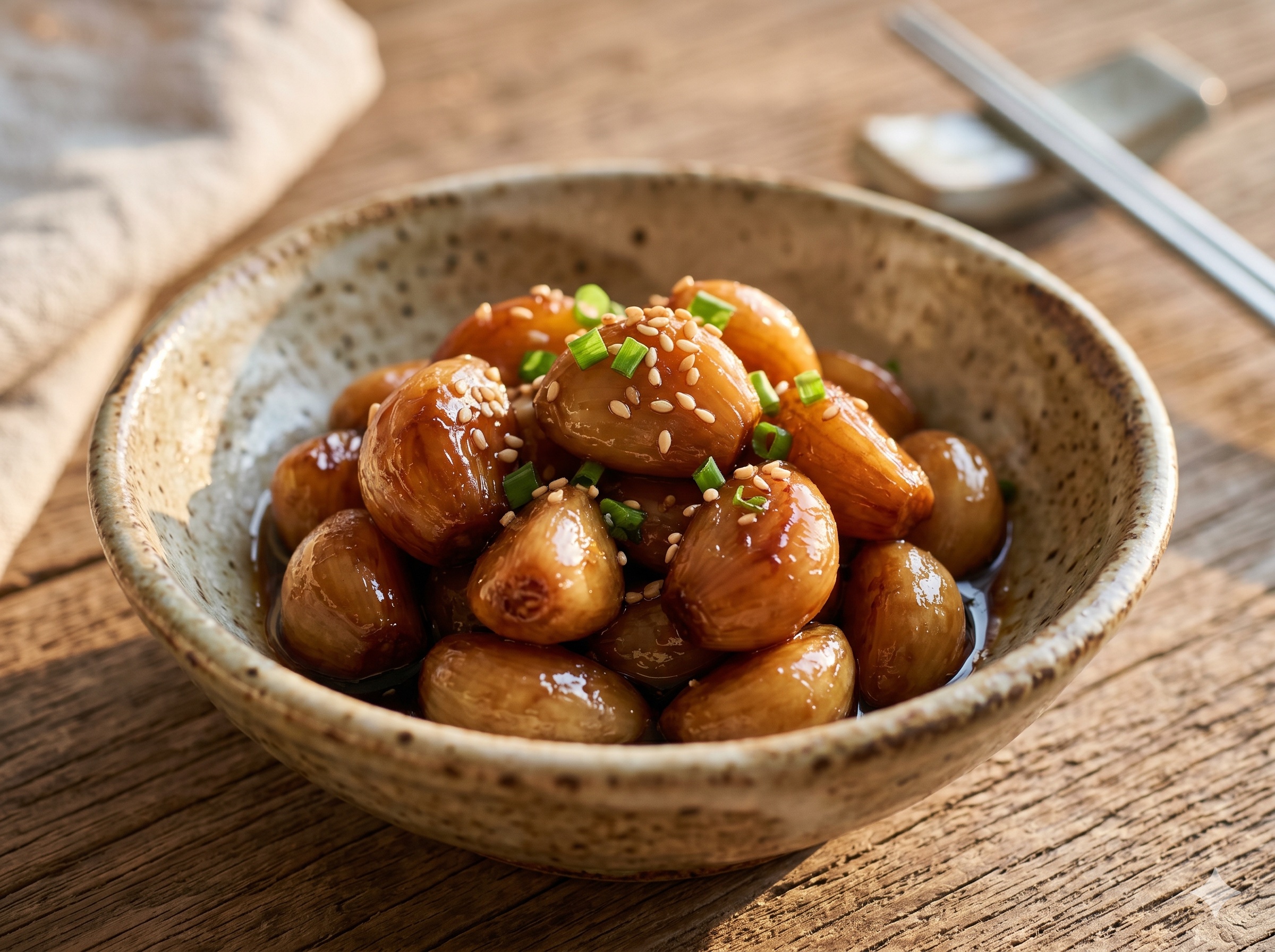 Glazed Braised Garlic (마늘 조림)