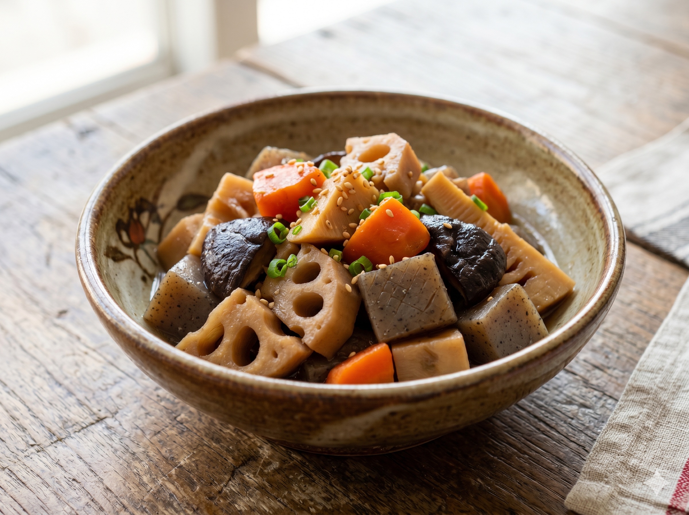 Root Vegetable Stew Chikuzen Style (치쿠젠니풍 야채조림)
