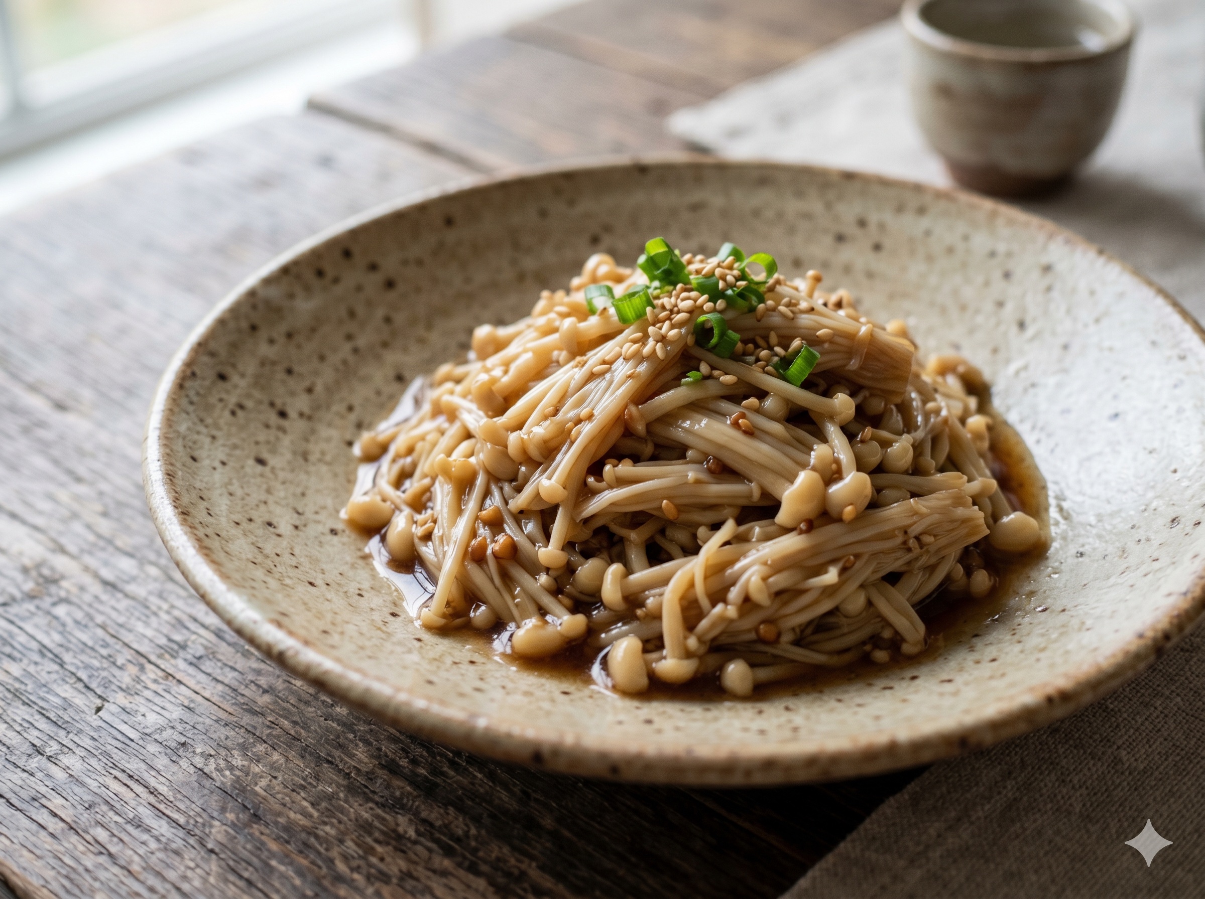 Simmered Enoki in Soy (나메타케)