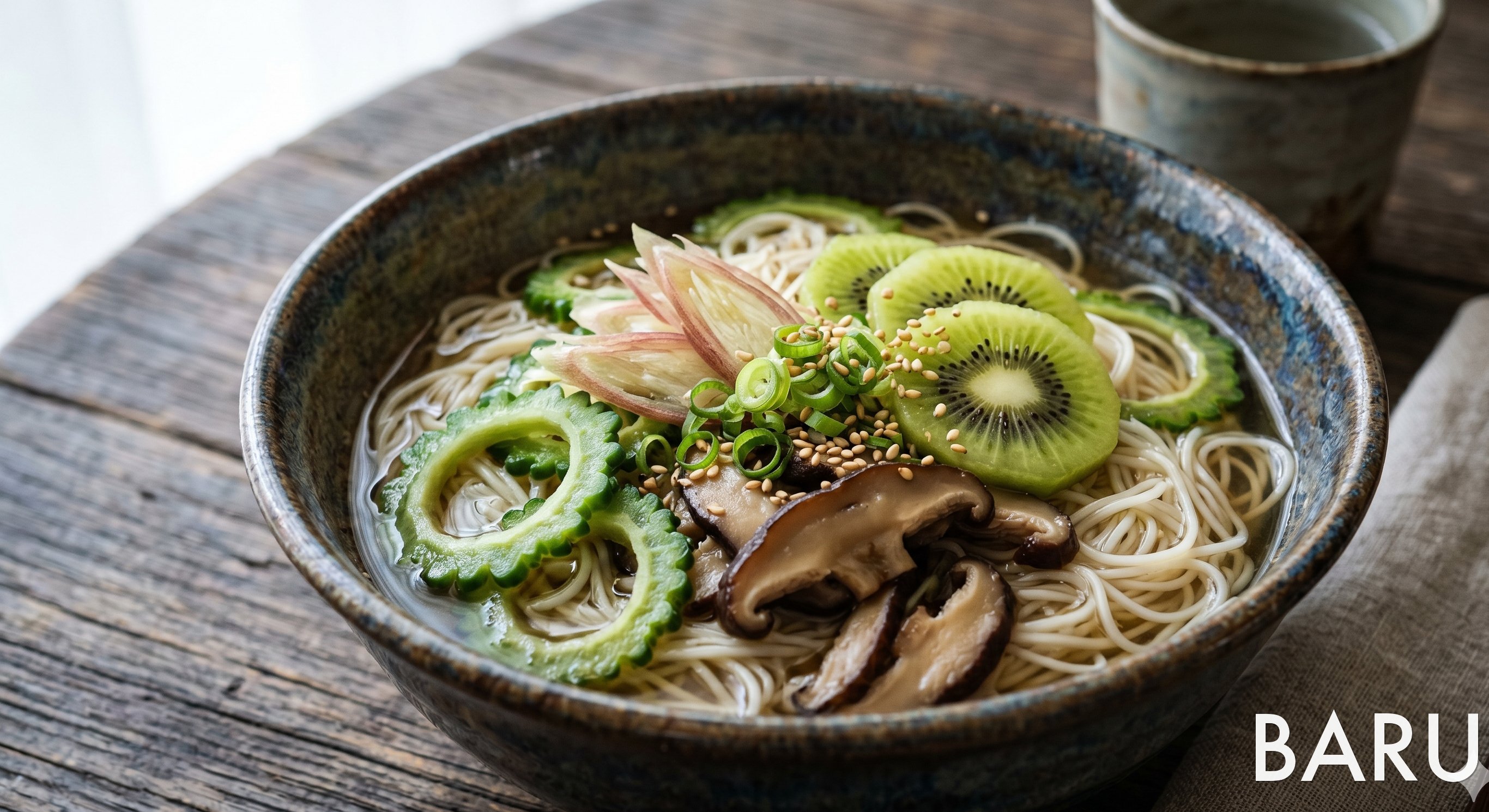 Bitter Melon Noodles (여주 소면)