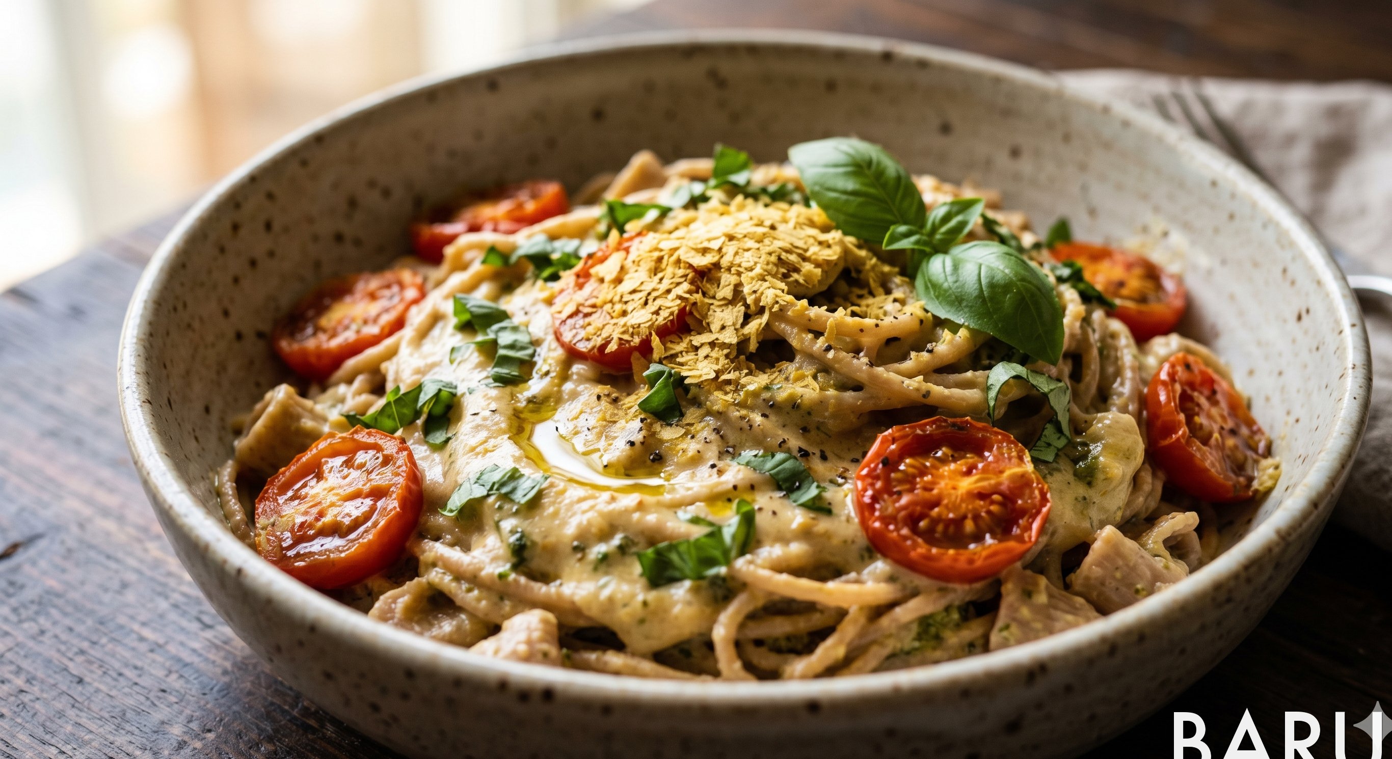 Pasta with Nutritional Yeast Sauce (영양효모 파스타)