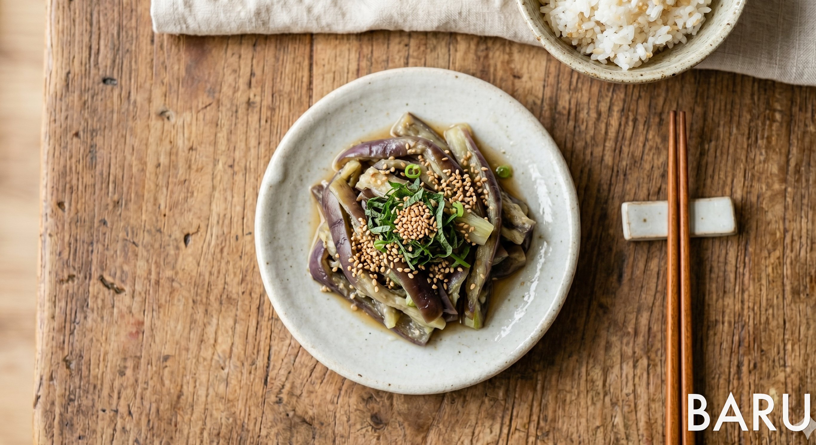 Temple-style Steamed Eggplant (사찰식 가지나물)