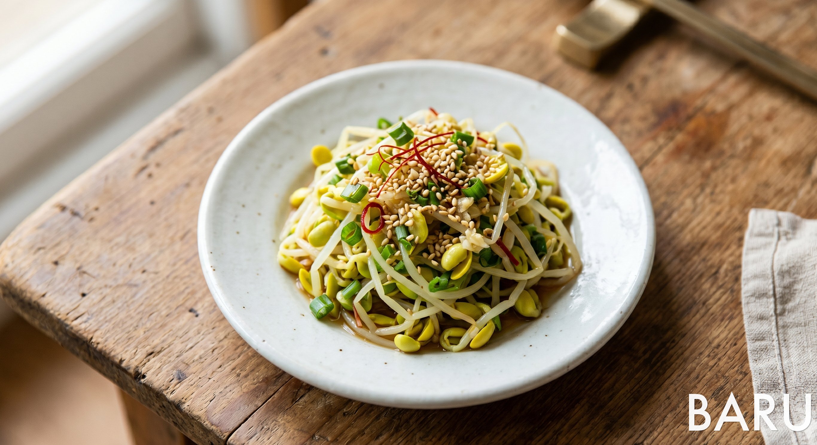 Seasoned Soybean Sprouts (콩나물무침)