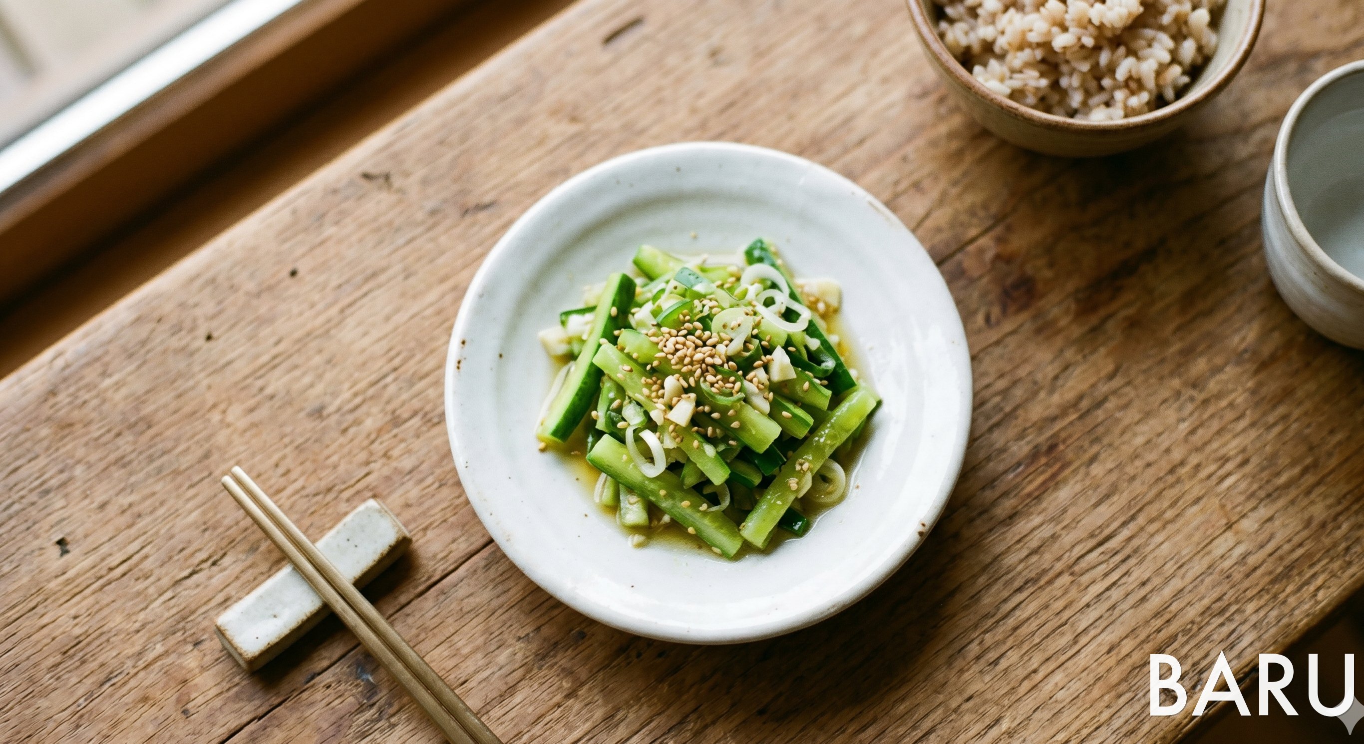 Stir-fried Cucumber Namul (오이나물)