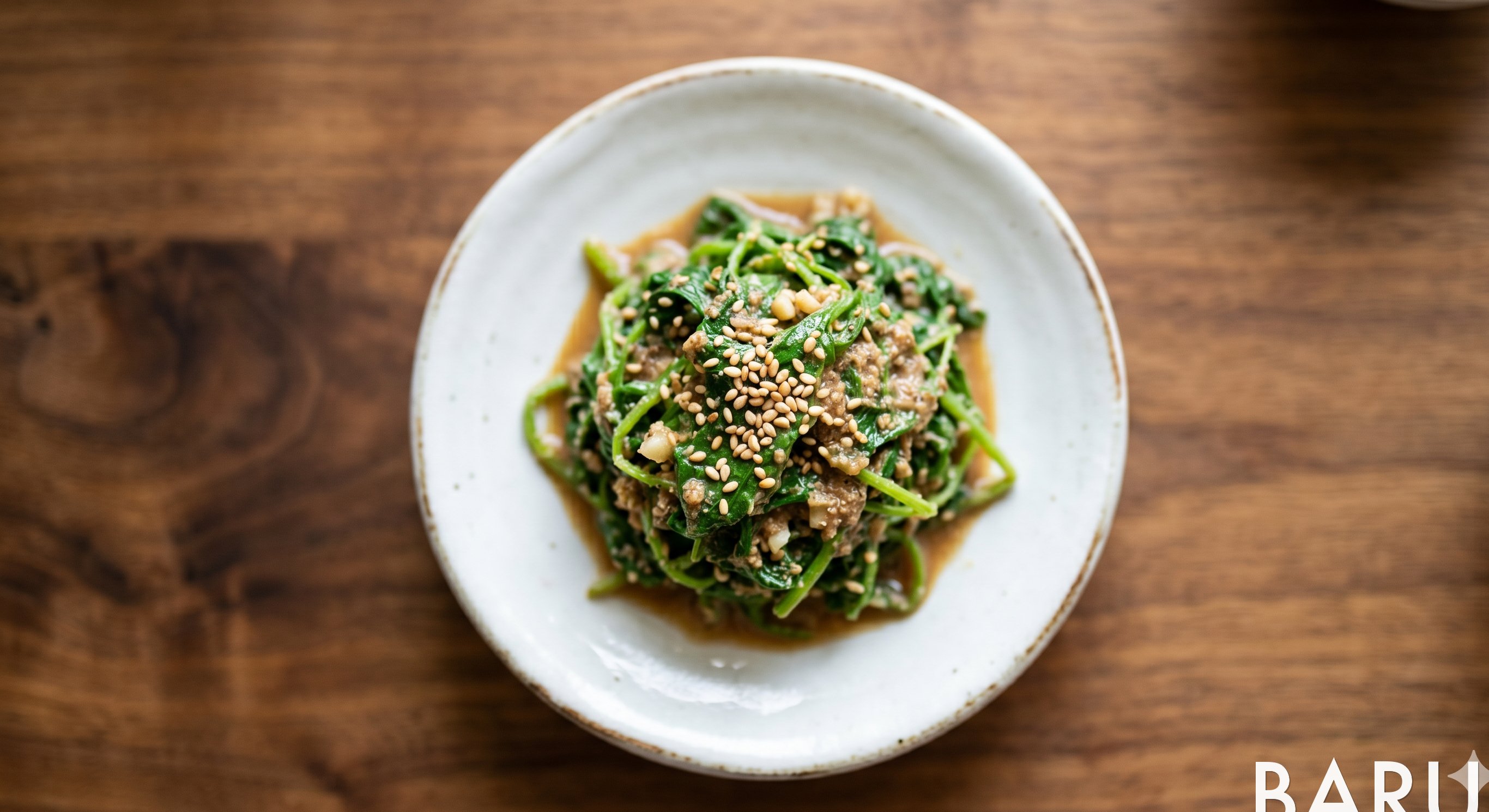 Perilla Leaf Shoots with Ground Perilla Seeds (들깨 깨순볶음)