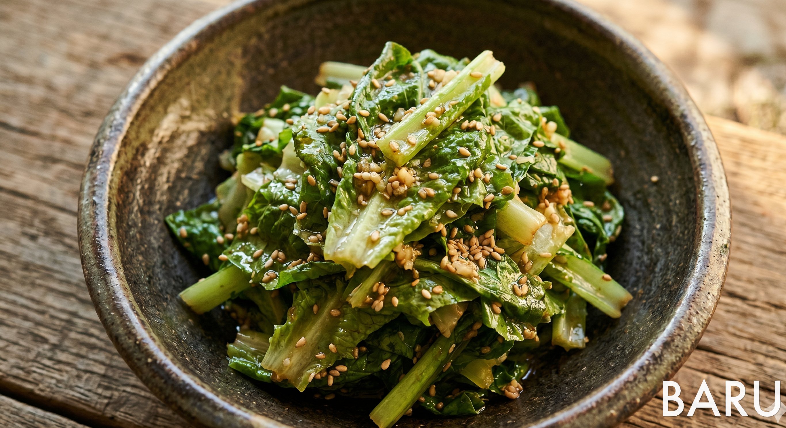 Blanched Lettuce Namul (상추나물무침)