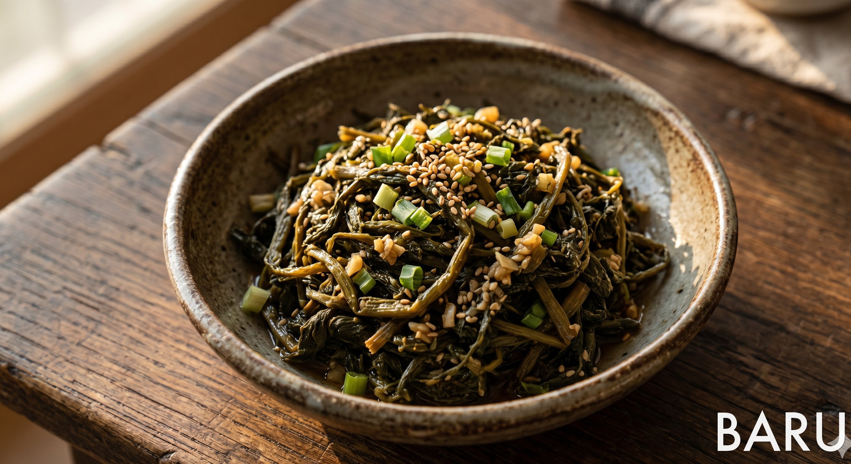 Stir-fried Dried Bangpung Greens (건 방풍나물볶음)