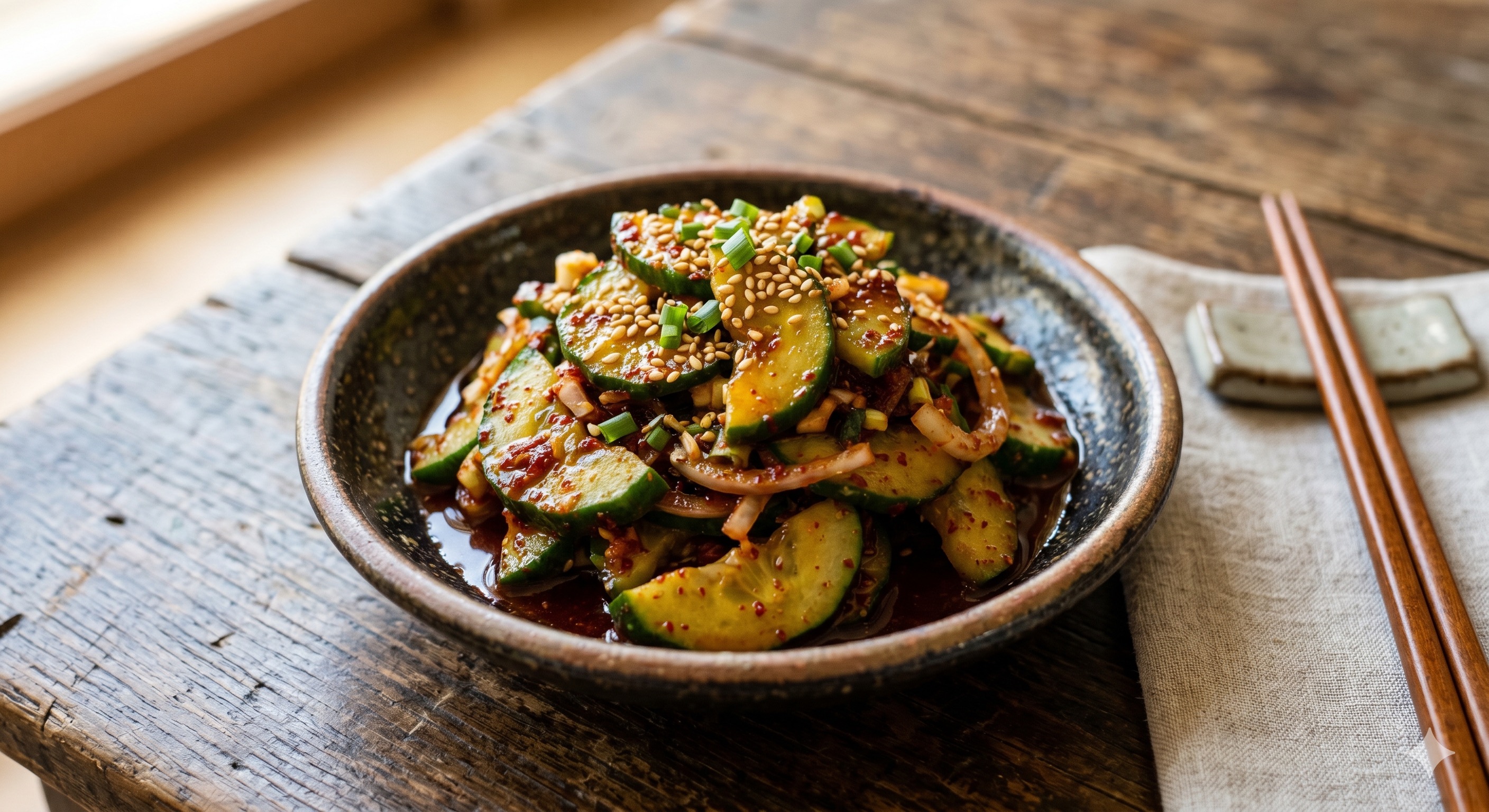 Spicy Cucumber Salad (오이무침 (매콤))