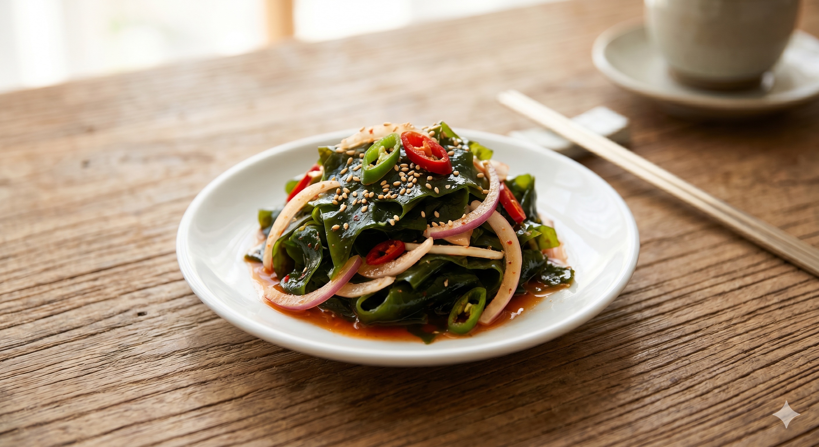 Sweet and Sour Seaweed Muchim (미역초무침)