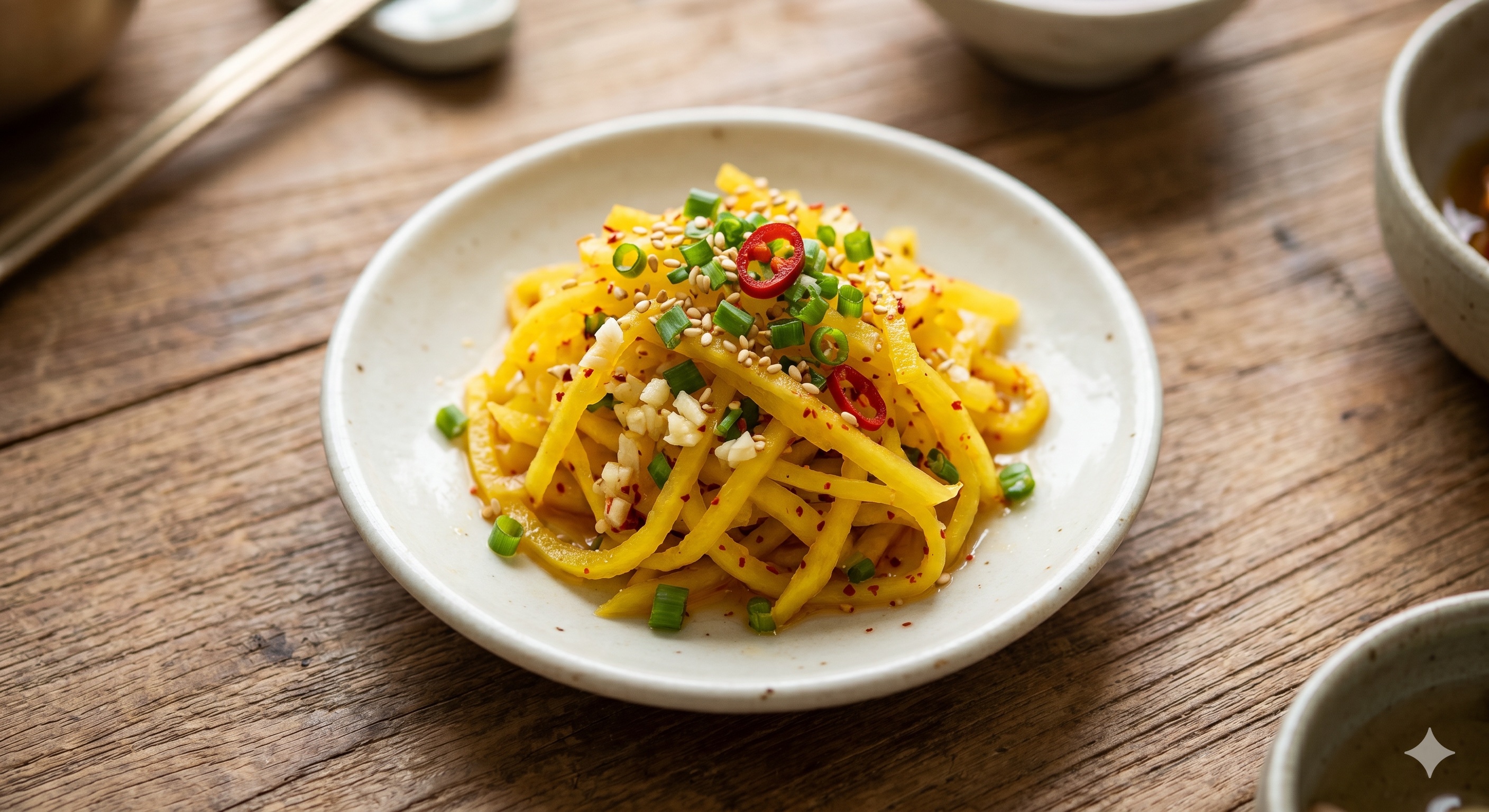 Seasoned Pickled Radish Muchim (단무지 무침)