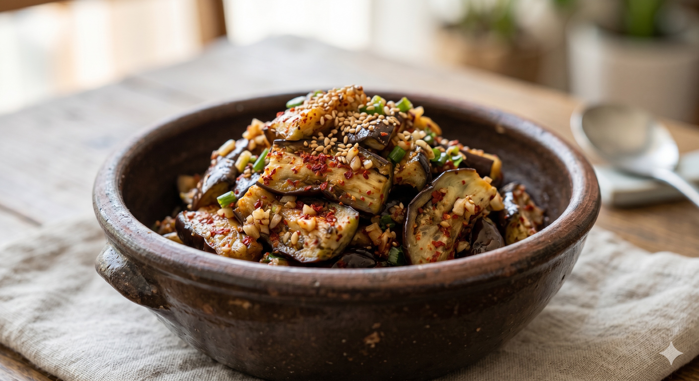 Grilled Eggplant Salad (구운 가지 무침)