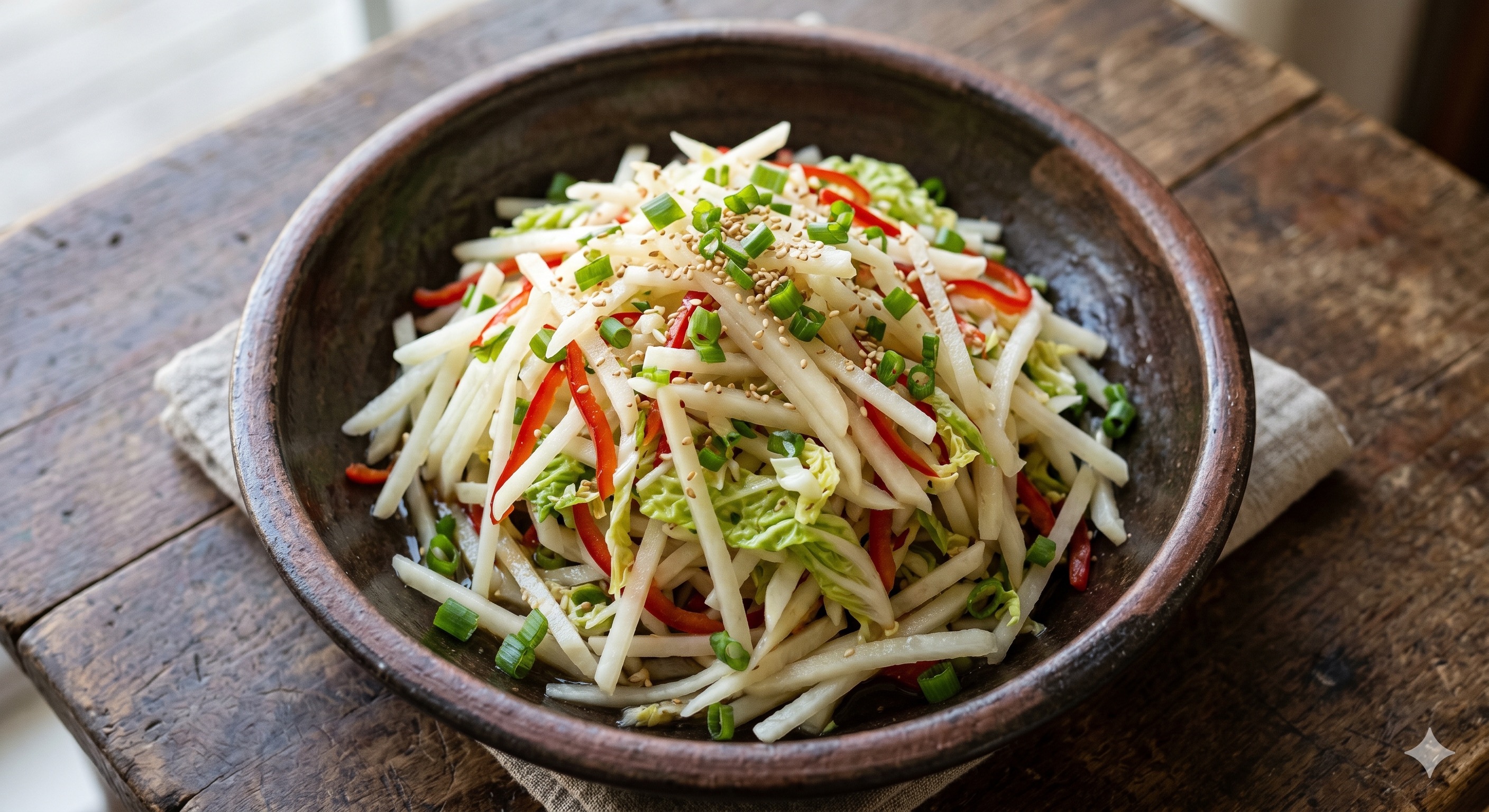 Temple-style Julienned Potato Salad (감자무침)