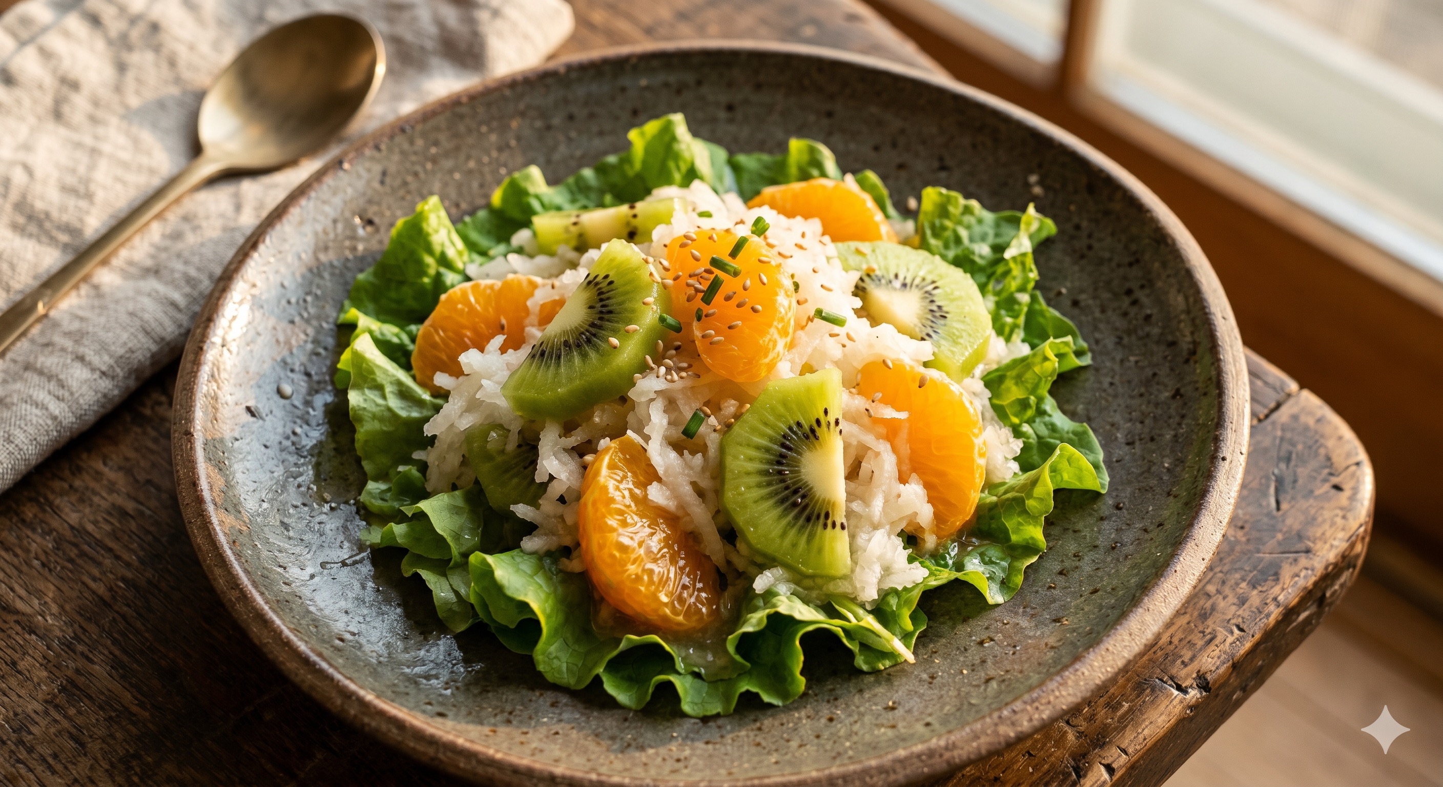 Fruit with Grated Radish Dressing (과일 무즙 무침)