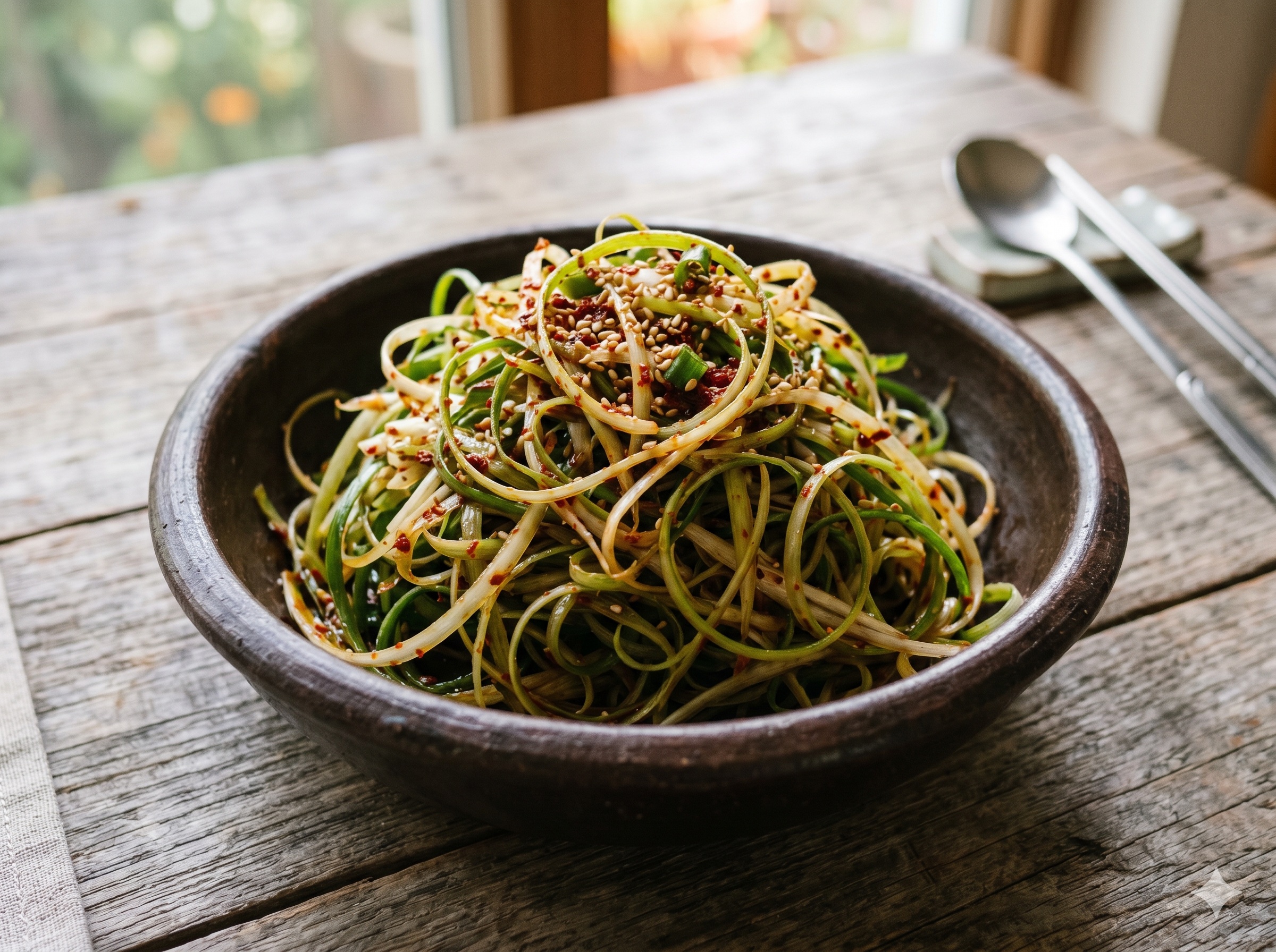 Shredded Green Onion Salad (파채 무침)