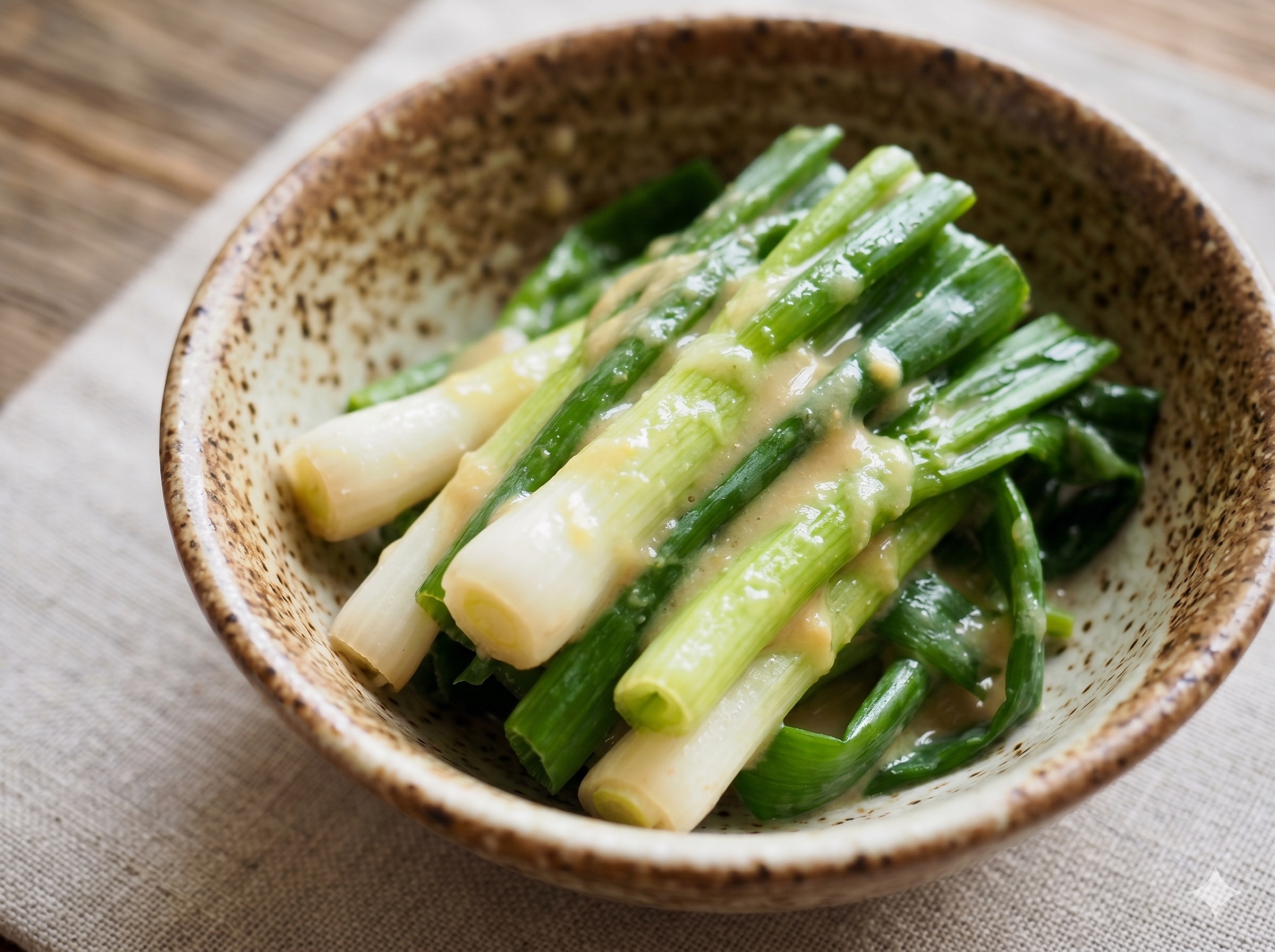 Scallion with Miso Vinegar (와케기노 누타)