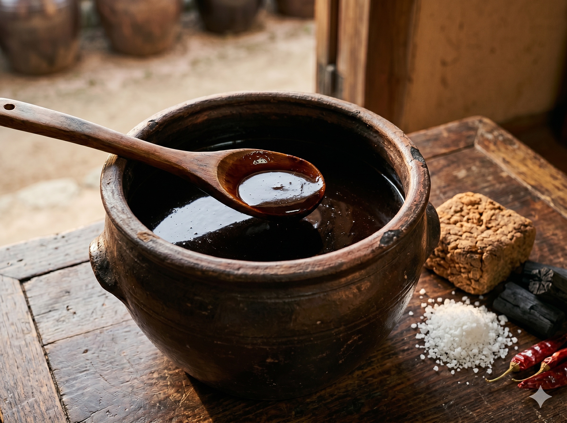 Joseon Ganjang (Traditional Korean Soy Sauce) (조선간장 (집간장))