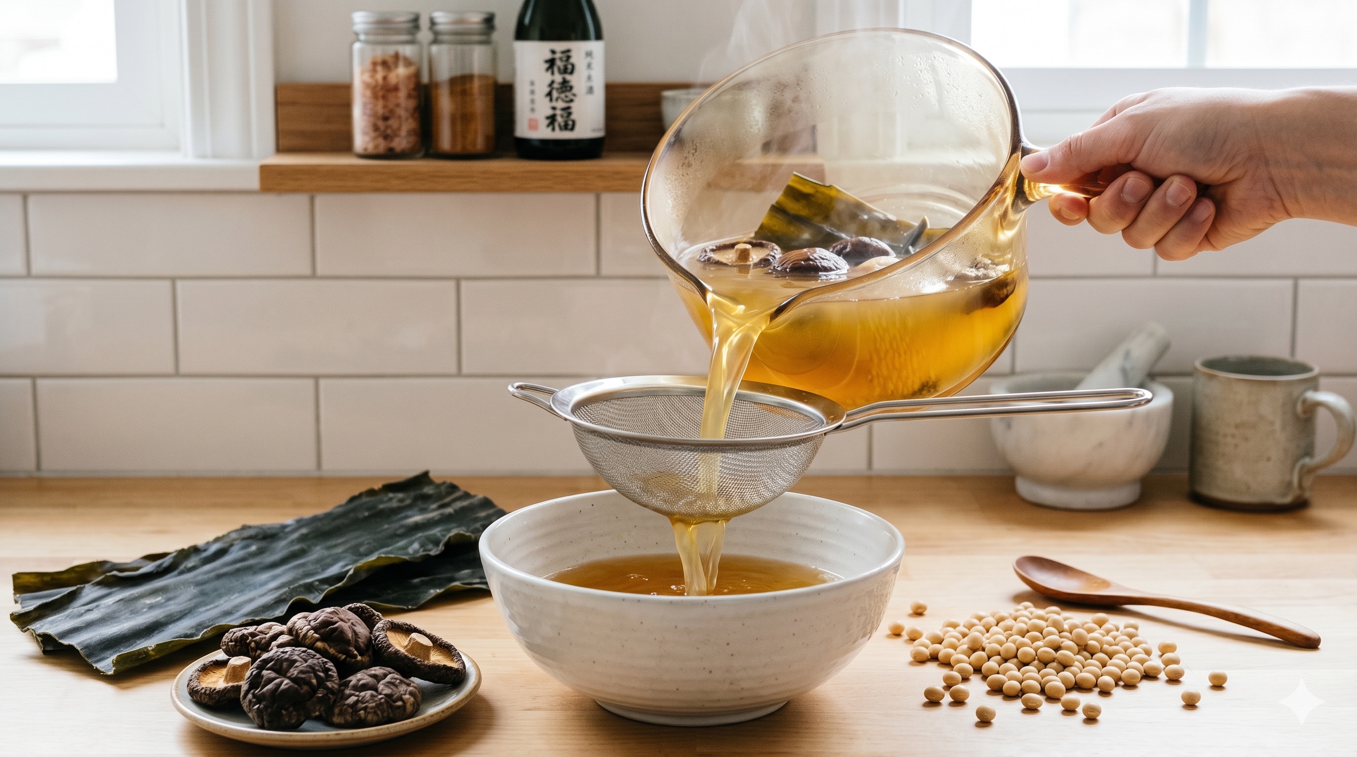 Dashi Without Bonito: Kombu, Shiitake, and Vegetable-Based Japanese Stock