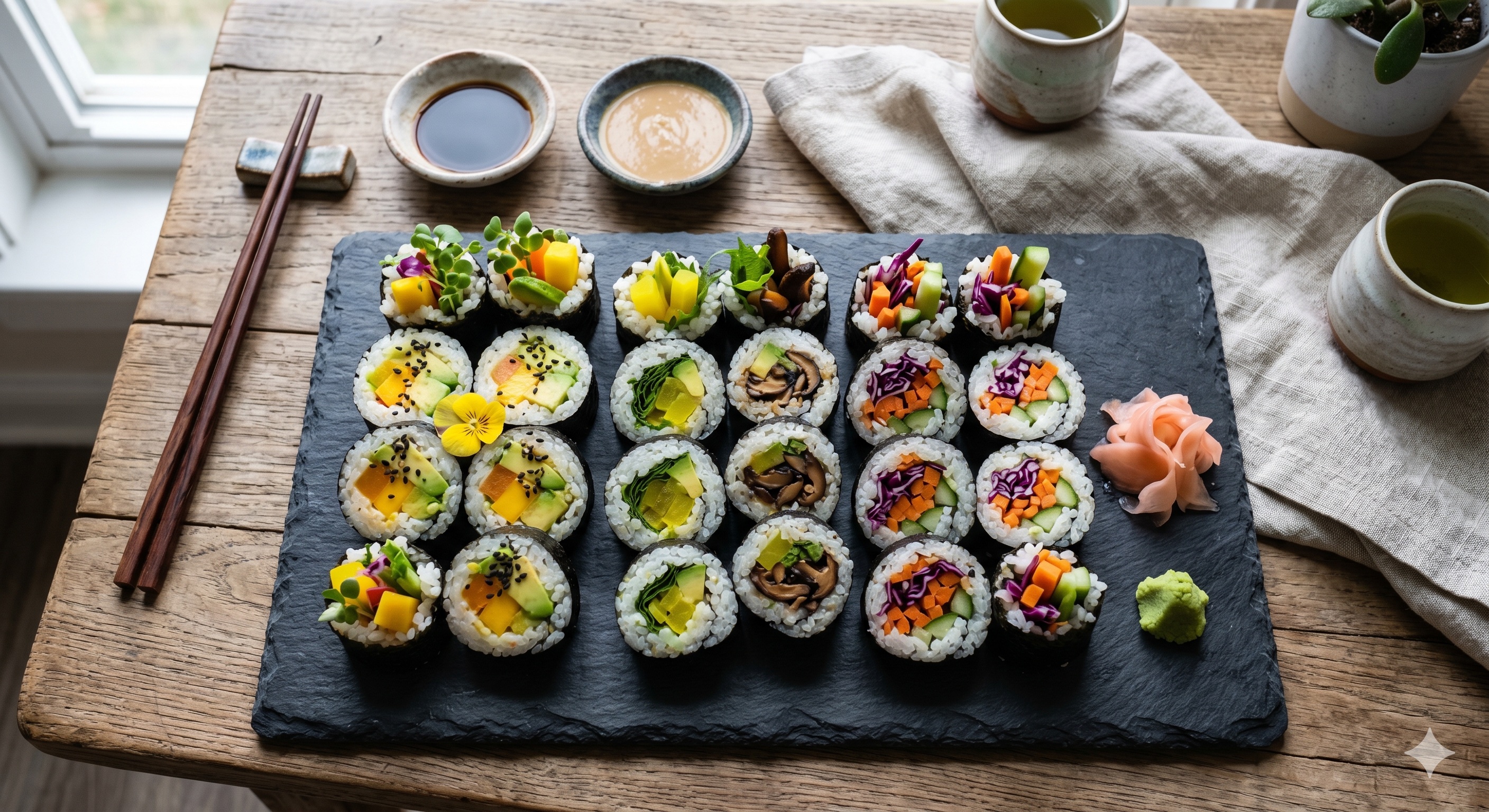 Japanese Vegan Sushi: Creative Plant-Based Rolls Beyond Fish