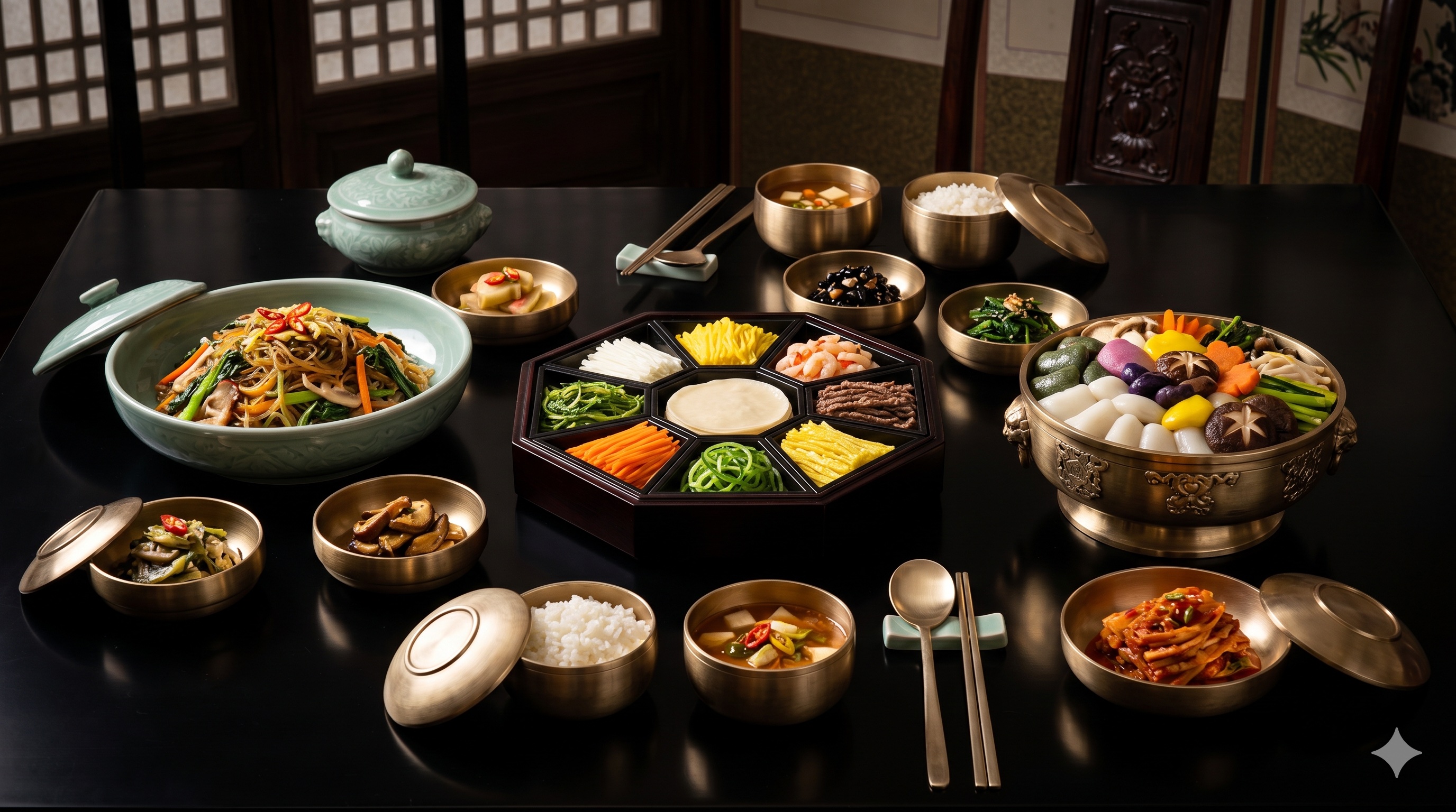 Korean Royal Court Cuisine Adapted for Vegans